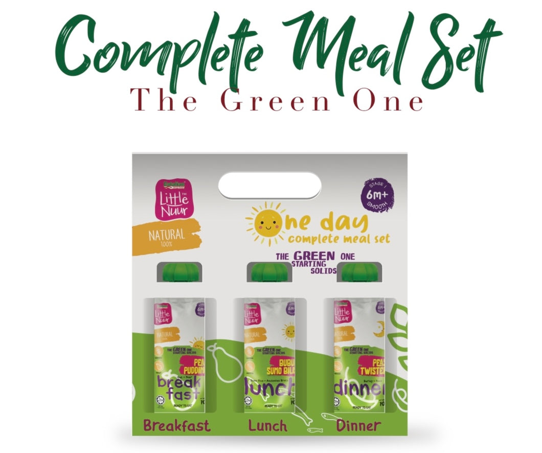 Complete Meal Set - The Green One (6 mths)