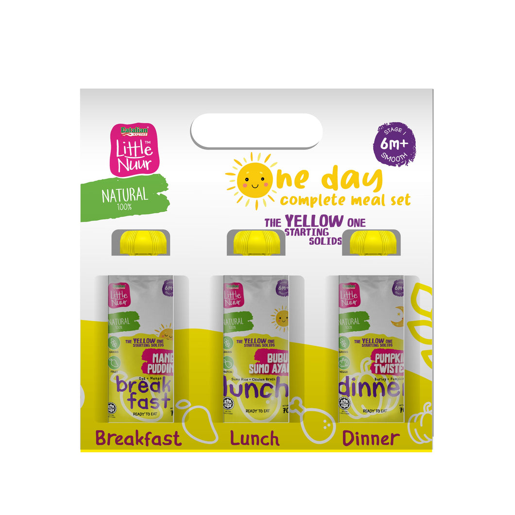 Complete Meal Set - The Yellow One (6 mths)