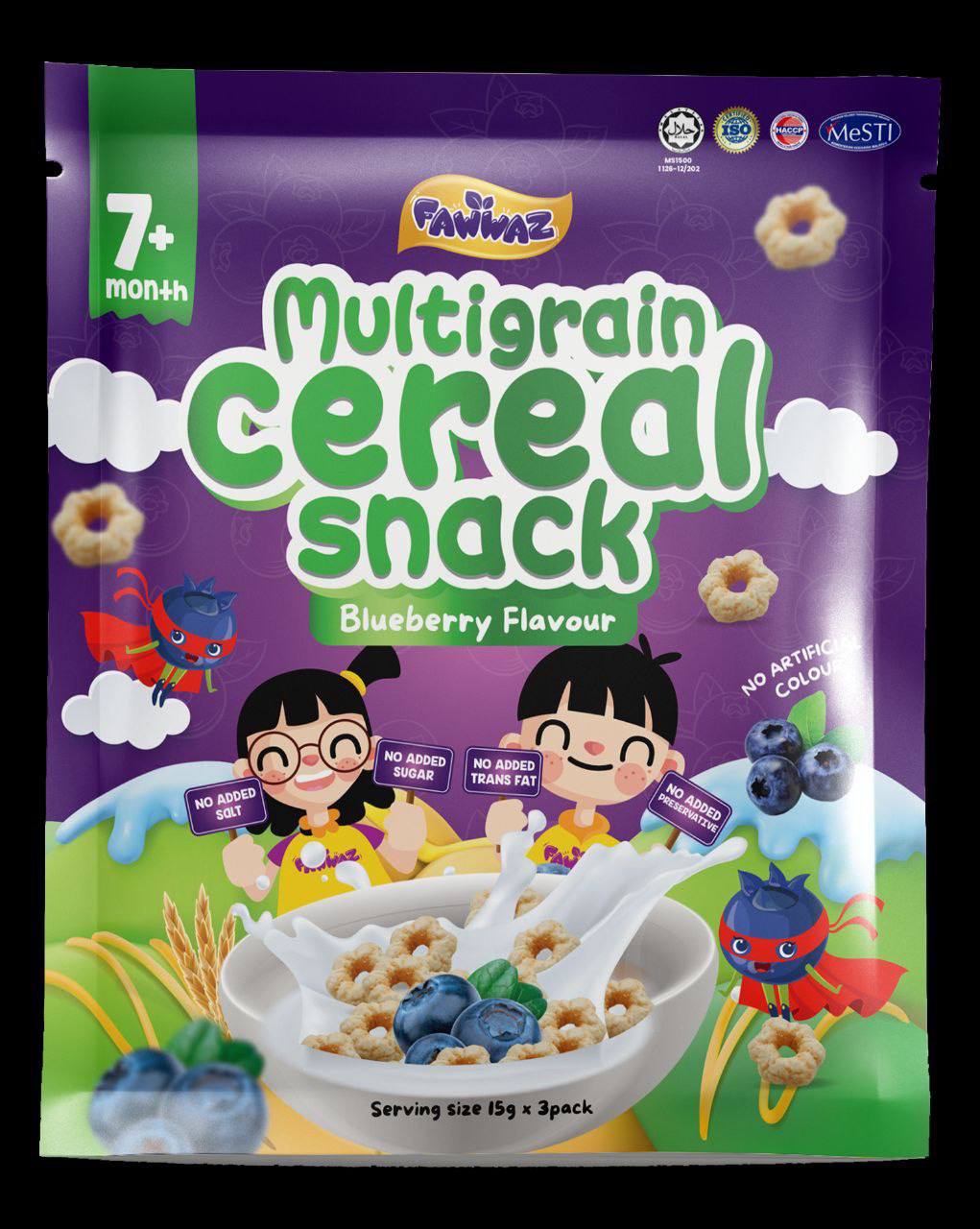 Limited Edition Blueberry - Multigrain Cereal / Cookies